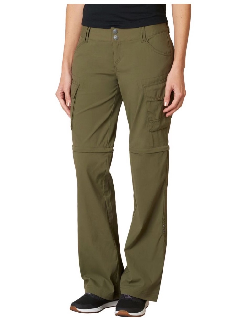 Prana Convertible Cargo Pants size 0 tall nwt